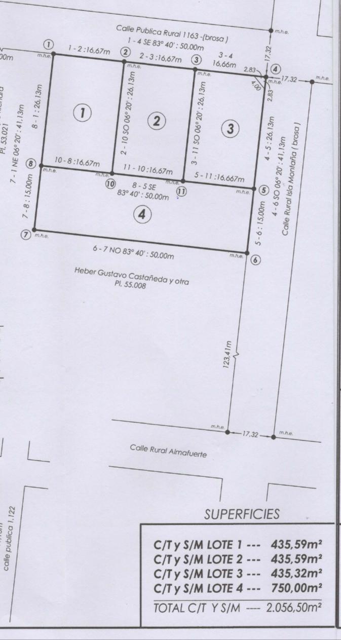 Hermosos lotes en Colonia Perfección – desde 435 m2 – – principal